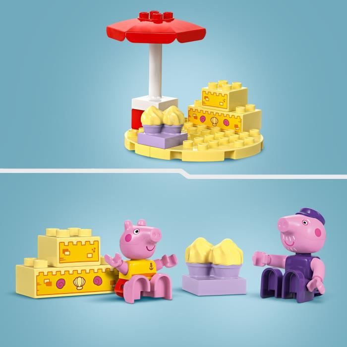 LEGO DUPLO 10432 Le Voyage en Bateau de Peppa Pig - Set de Jeu de Bain pour Tout-petits