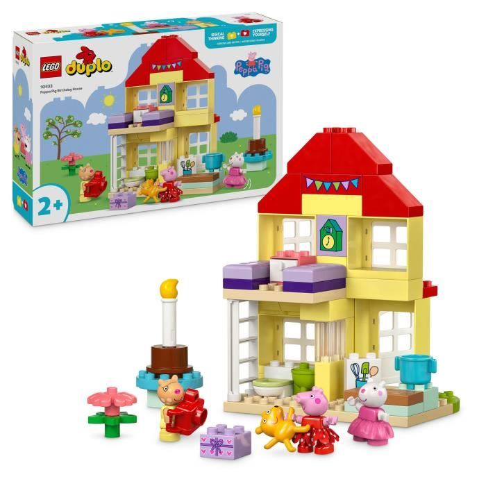 LEGO DUPLO 10433 La fete d’anniversaire chez Peppa Pig - Jouet a Construire des 2 Ans