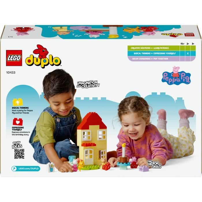 LEGO DUPLO 10433 La fete d’anniversaire chez Peppa Pig - Jouet a Construire des 2 Ans