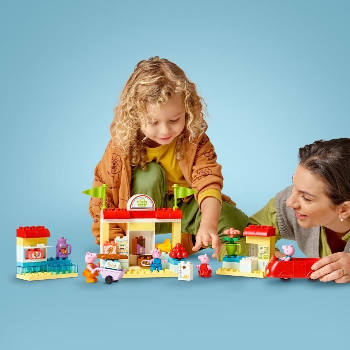 LEGO DUPLO 10434 Le Supermarché de Peppa Pig - Jouet Enfants 2 Ans