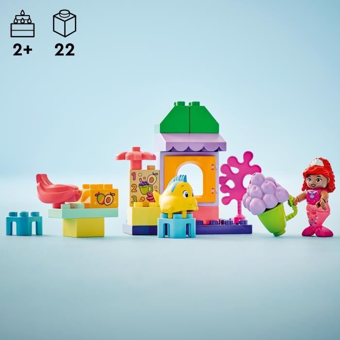 LEGO DUPLO | Disney 10420 Le stand de café d’Ariel et de Polochon - Set La Petite Sirene