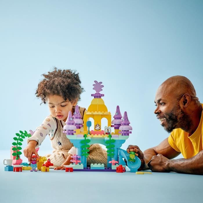 LEGO DUPLO | Disney 10435 Le palais sous-marin magique d’Ariel - Poupée La Petite Sirene