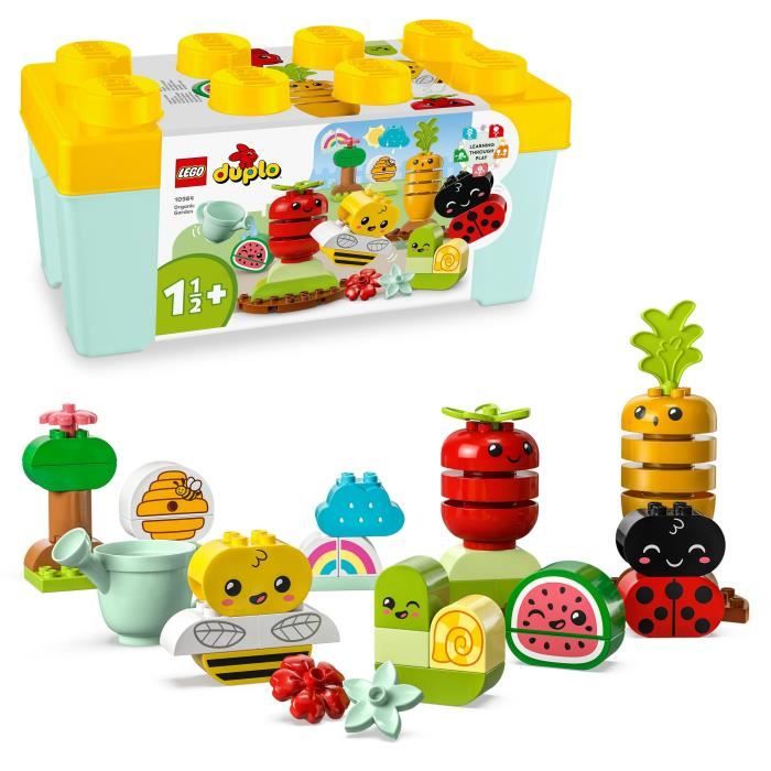 LEGO DUPLO My First 10984 Le Jardin Bio Jouets Éducatif a Empiler pour Bébés Des 1,5 An