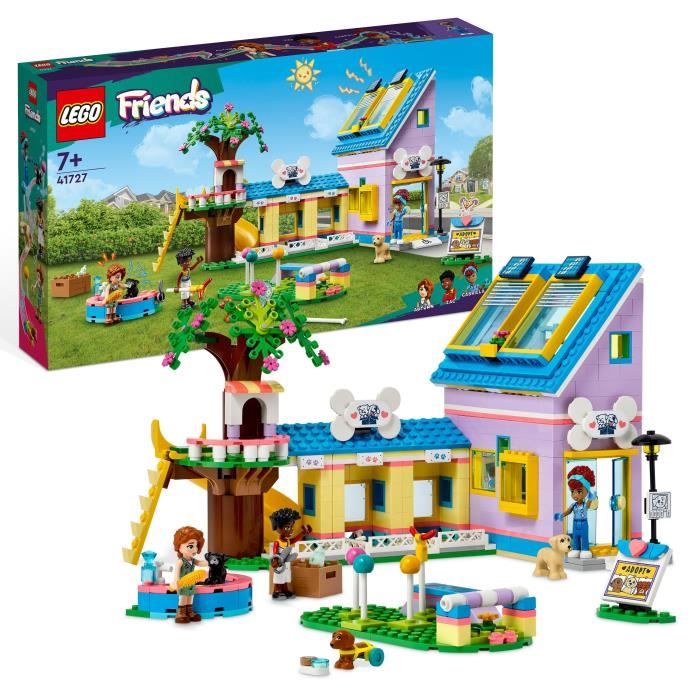 LEGO Friends 41727 Le Centre de Sauvetage Canin Jouet Vétérinaire avec Mini-poupées