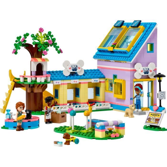 LEGO Friends 41727 Le Centre de Sauvetage Canin Jouet Vétérinaire avec Mini-poupées