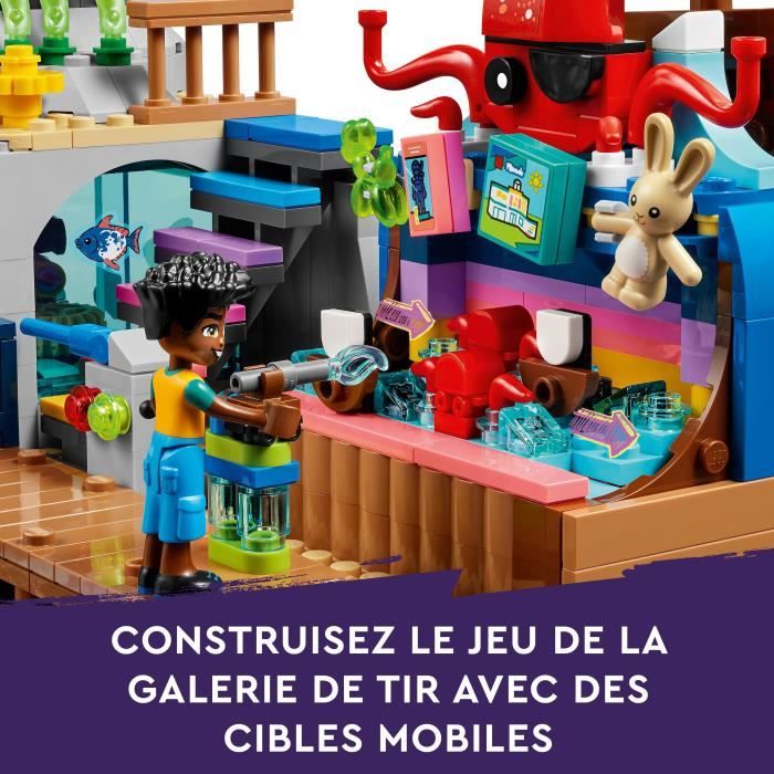 LEGO Friends 41737 Le Parc d’Attractions a la Plage Jouet de Construction Avancée Enfants 12 Ans