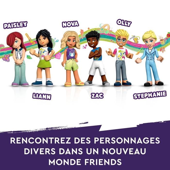 LEGO Friends 41748 Le Centre Collectif de Heartlake City Jouet de Construction Modulaire