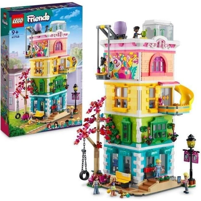 LEGO Friends 41748 Le Centre Collectif de Heartlake City Jouet de Construction Modulaire