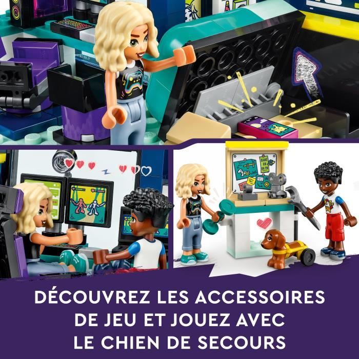 LEGO Friends 41755 La Chambre de Nova Jouet sur le Theme du Gaming avec Mini-Poupée