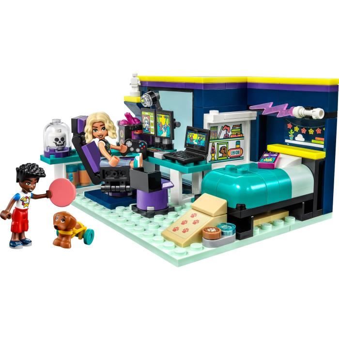 LEGO Friends 41755 La Chambre de Nova Jouet sur le Theme du Gaming avec Mini-Poupée