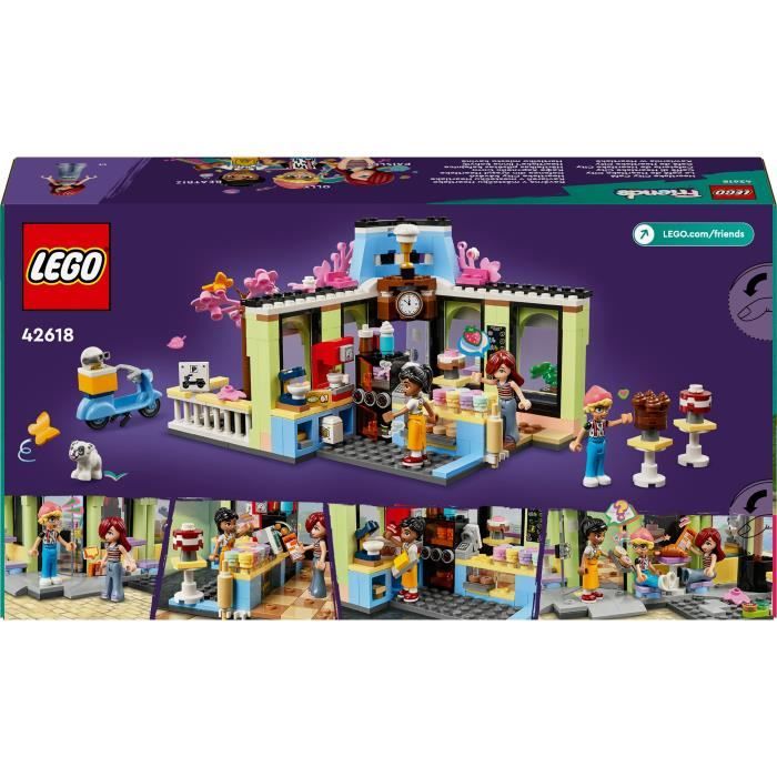 LEGO Friends 42618 Le café de Heartlake City - Accessoires cuisine enfant sociabilité