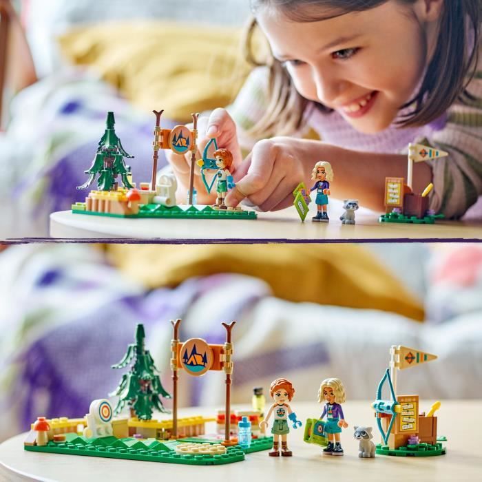 LEGO Friends 42622 Le stand de tir a l’arc de la base de loisirs - Set pour jeu de rôle