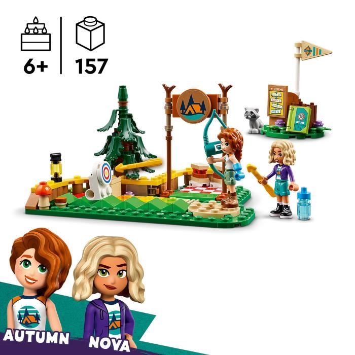 LEGO Friends 42622 Le stand de tir a l’arc de la base de loisirs - Set pour jeu de rôle