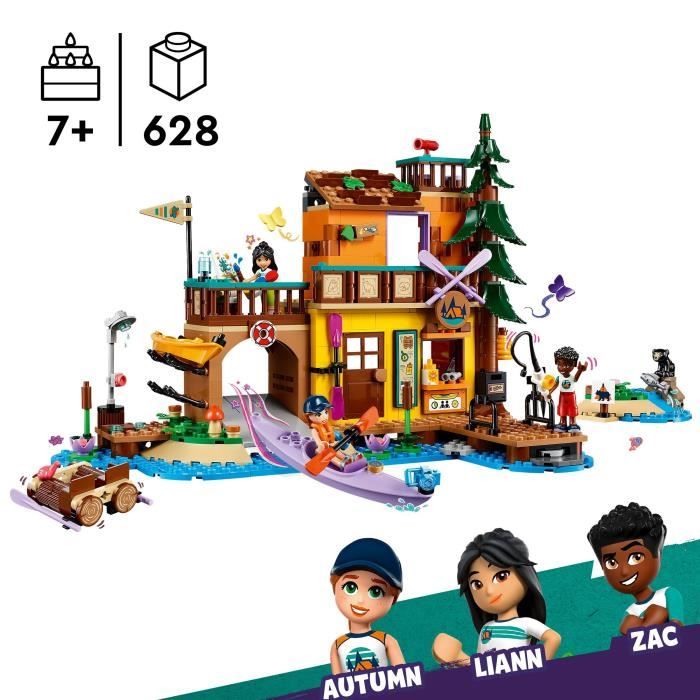 LEGO Friends 42626 Sports aquatiques a la base d’aventure - Jouet de construction