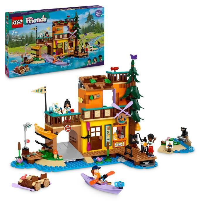 LEGO Friends 42626 Sports aquatiques a la base d’aventure - Jouet de construction