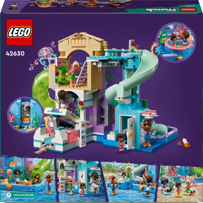 LEGO Friends 42630 Le parc aquatique de Heartlake City - Jouet Enfant 8 Ans