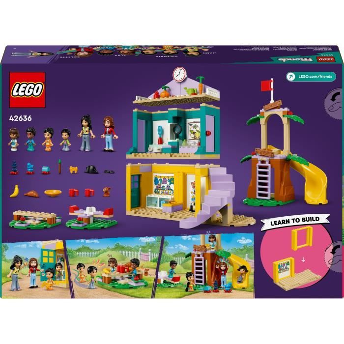 LEGO Friends 42636 La maternelle de Heartlake City - Jouet créatif avec salle de classe