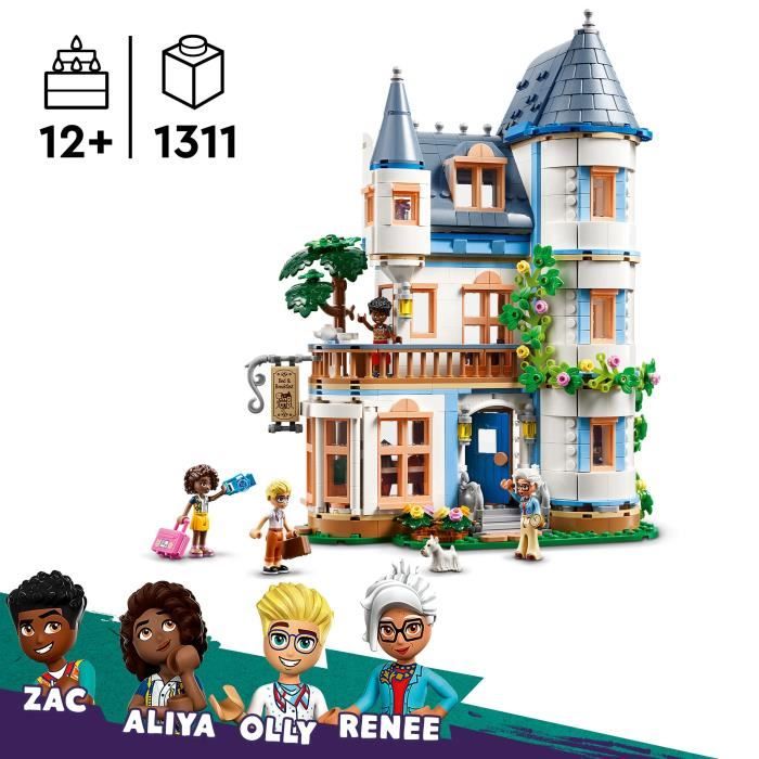 LEGO Friends 42638 La chambre d’hôte dans un château - Set de jeu imaginatif pour enfants