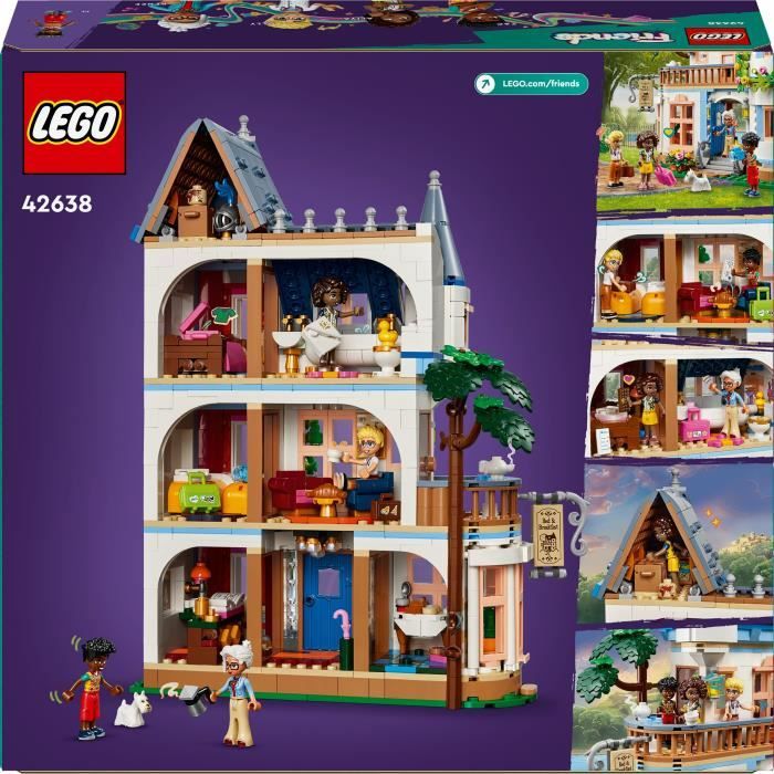 LEGO Friends 42638 La chambre d’hôte dans un château - Set de jeu imaginatif pour enfants