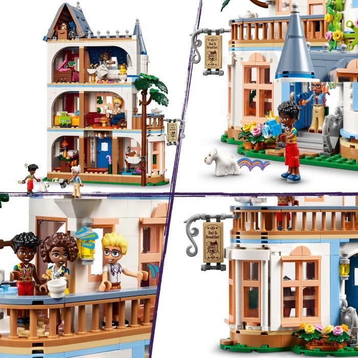 LEGO Friends 42638 La chambre d’hôte dans un château - Set de jeu imaginatif pour enfants