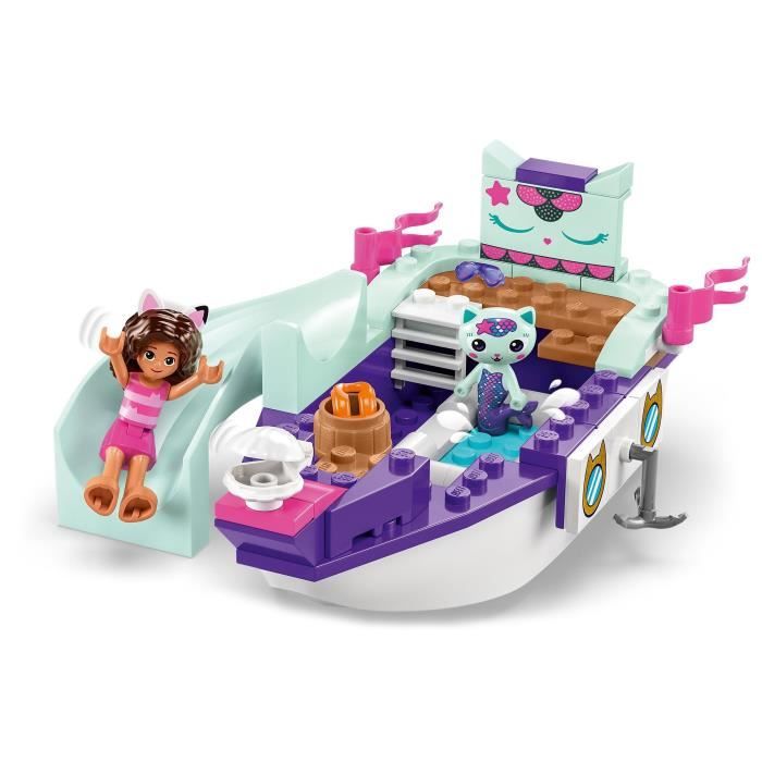 LEGO Gabby et la Maison Magique 10786 Le Bateau et le Spa de Gabby et Marine Jouet avec Figurines