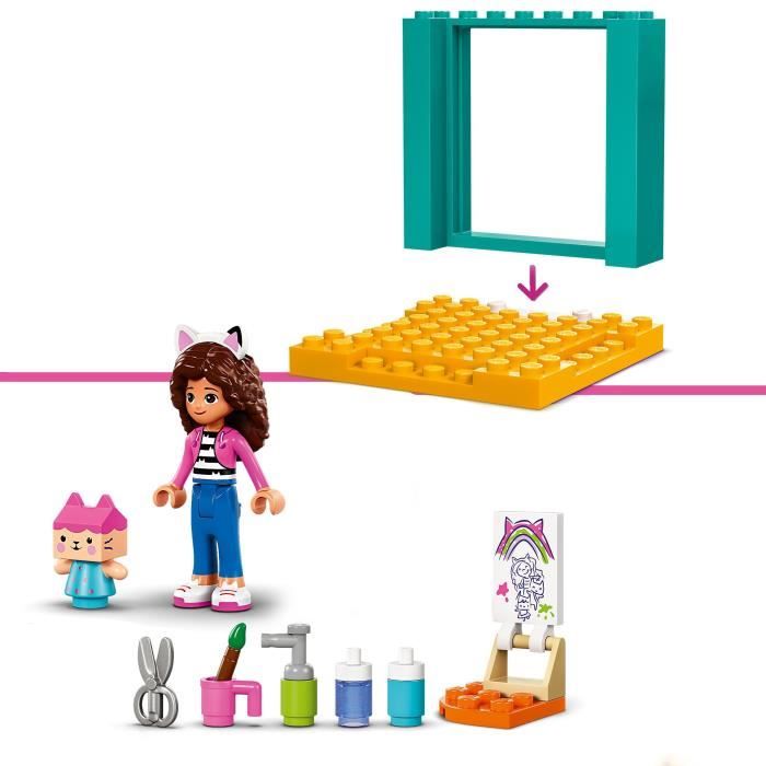 LEGO Gabby et la maison magique 10795 Bricolage avec Bébé Boîte Jeu de rôle pour enfants