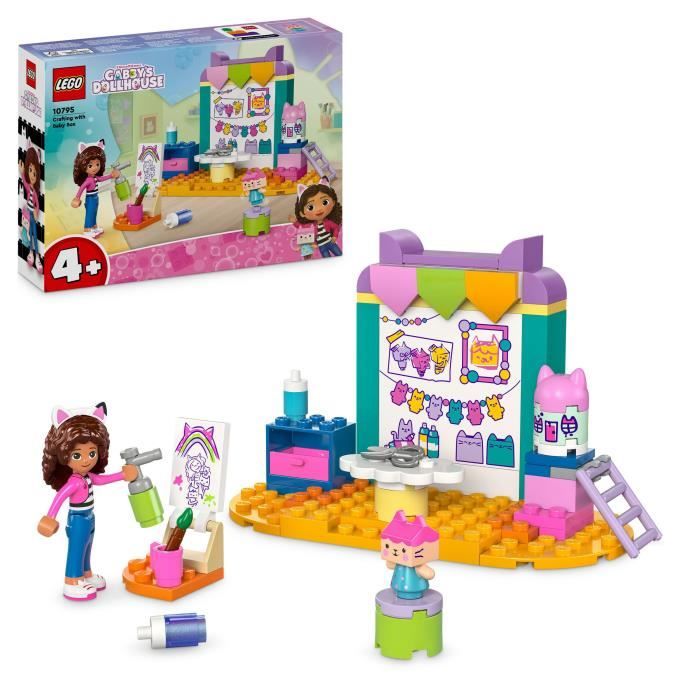 LEGO Gabby et la maison magique 10795 Bricolage avec Bébé Boîte Jeu de rôle pour enfants