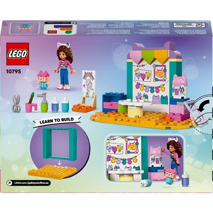 LEGO Gabby et la maison magique 10795 Bricolage avec Bébé Boîte Jeu de rôle pour enfants