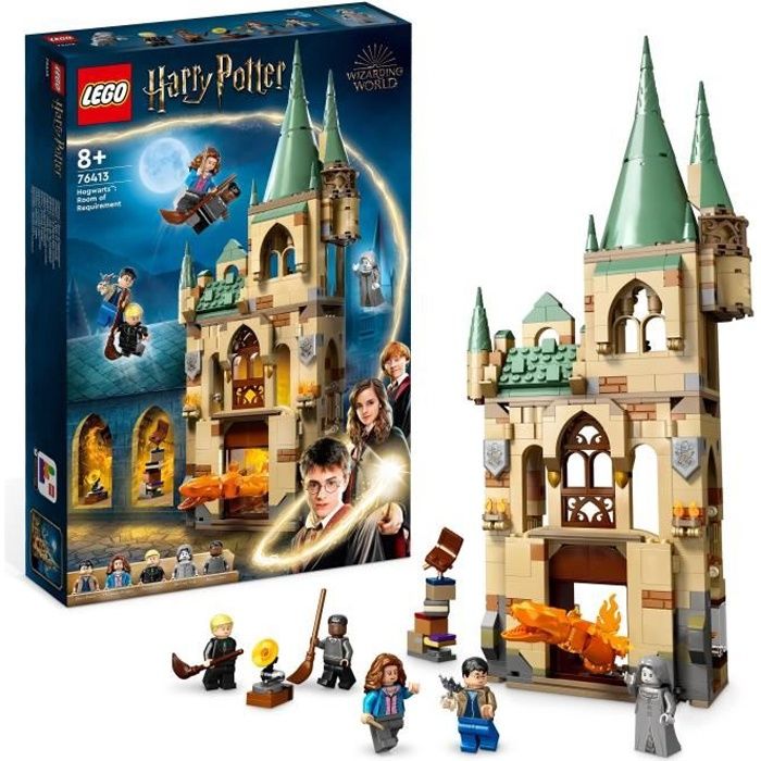 LEGO Harry Potter 76413 Poudlard: la Salle sur Demande Jouet Château avec Figurine Serpent de Feu