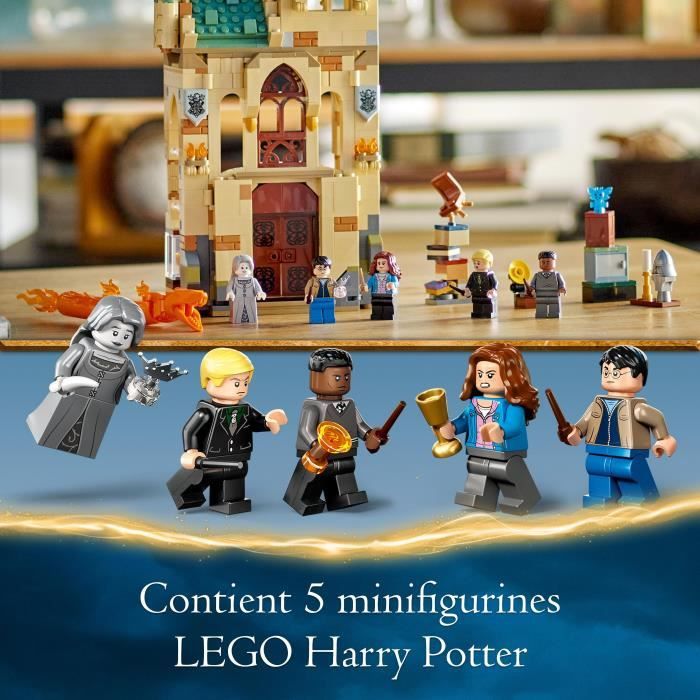 LEGO Harry Potter 76413 Poudlard: la Salle sur Demande Jouet Château avec Figurine Serpent de Feu