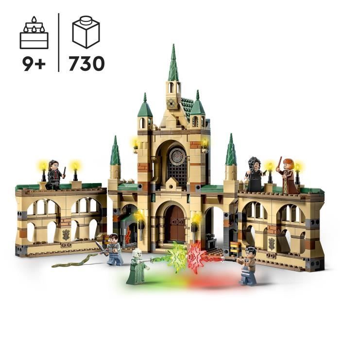 LEGO Harry Potter 76415 La Bataille de Poudlard Jouet de Château avec Minifigurine Voldemort