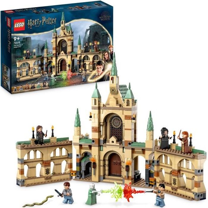 LEGO Harry Potter 76415 La Bataille de Poudlard Jouet de Château avec Minifigurine Voldemort