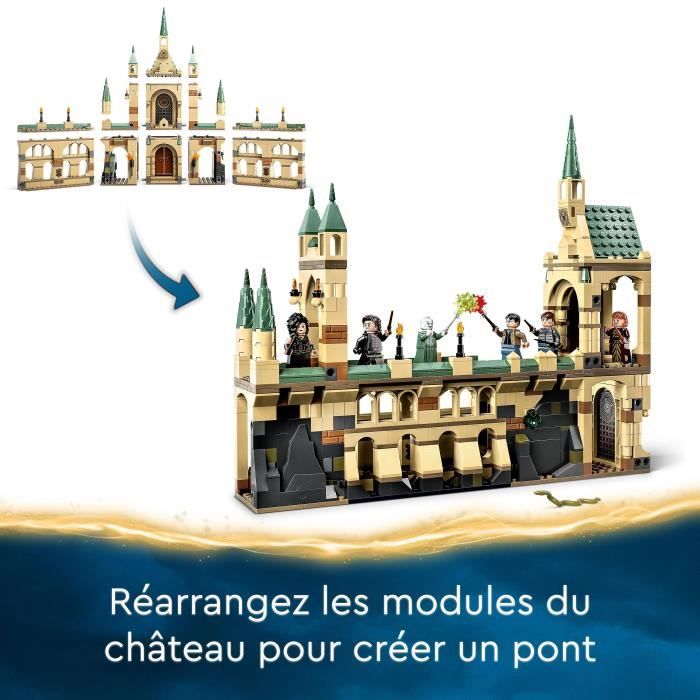 LEGO Harry Potter 76415 La Bataille de Poudlard Jouet de Château avec Minifigurine Voldemort