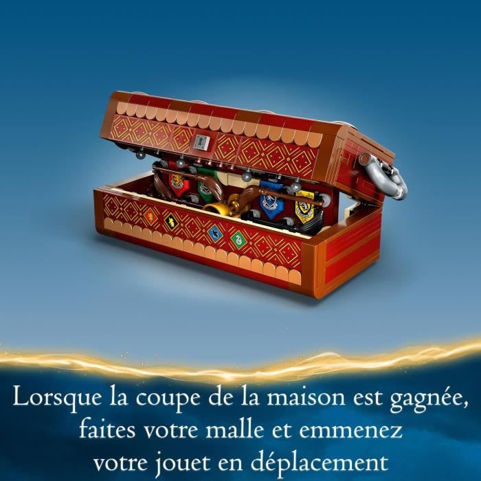 LEGO Harry Potter 76416 La Malle de Quidditch Jouet 1 ou 2 Joueurs avec 3 Jeux de Quidditch