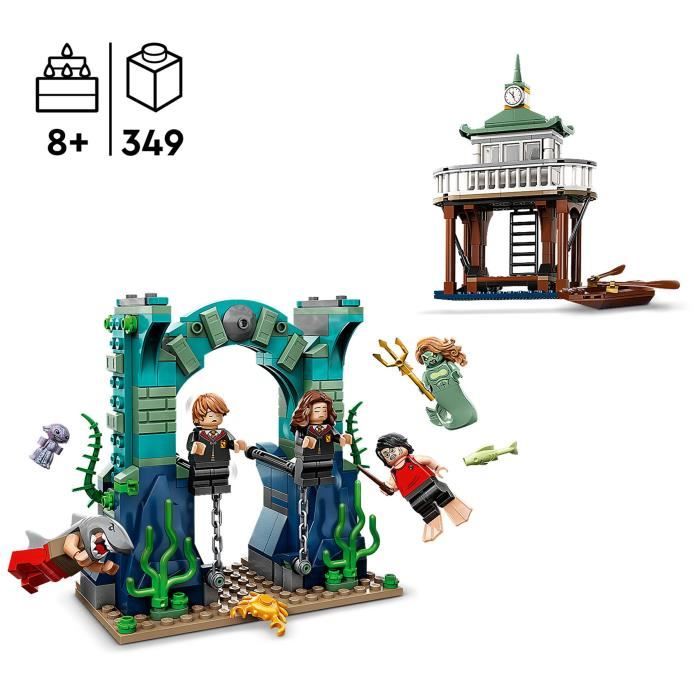 LEGO Harry Potter 76420 Le Tournoi des Trois Sorciers: le Lac Noir Jouet avec Bateau et 5 Figurines