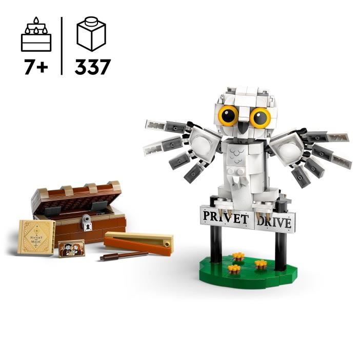 LEGO Harry Potter 76425 Hedwige au 4 Privet Drive Jouet de Construction pour Enfants