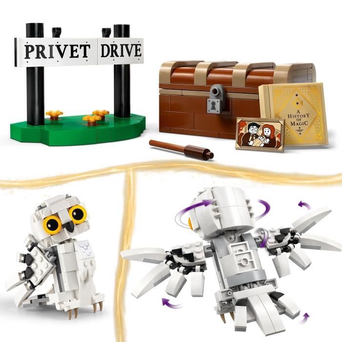 LEGO Harry Potter 76425 Hedwige au 4 Privet Drive Jouet de Construction pour Enfants