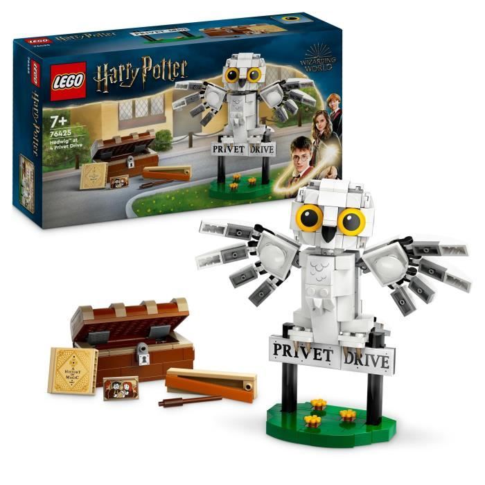 LEGO Harry Potter 76425 Hedwige au 4 Privet Drive Jouet de Construction pour Enfants