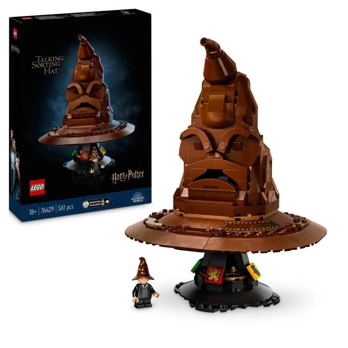 LEGO Harry Potter 76429 Le Choixpeau Magique qui Parle Idée Cadeau Theme de Poudlard