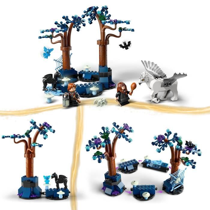 LEGO Harry Potter 76432 La Foret Interdite: les Créatures Magiques Jouet pour Enfants