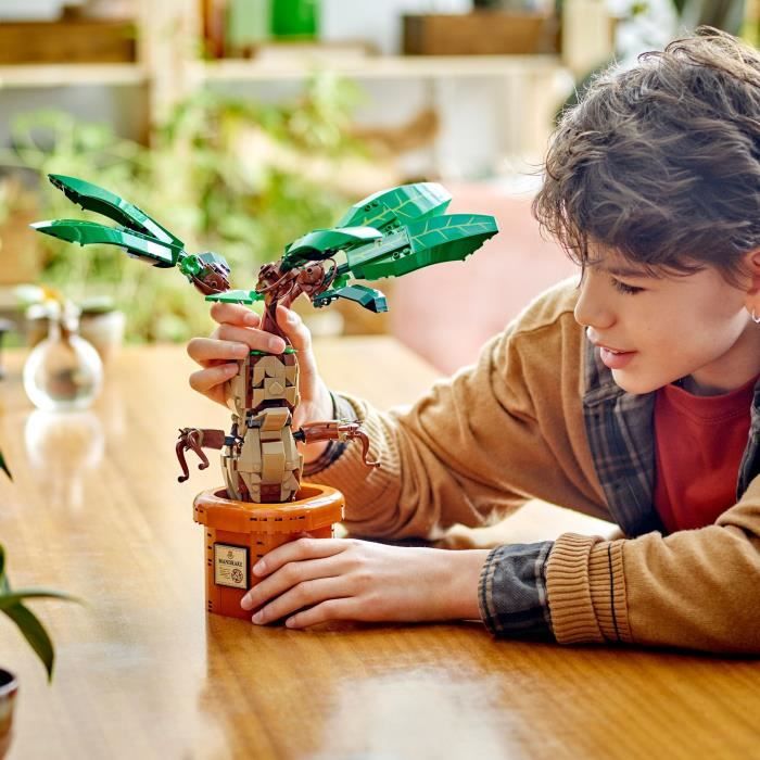 LEGO Harry Potter 76433 Mandragore - Plante et pot - Idée de cadeau magique pour enfants