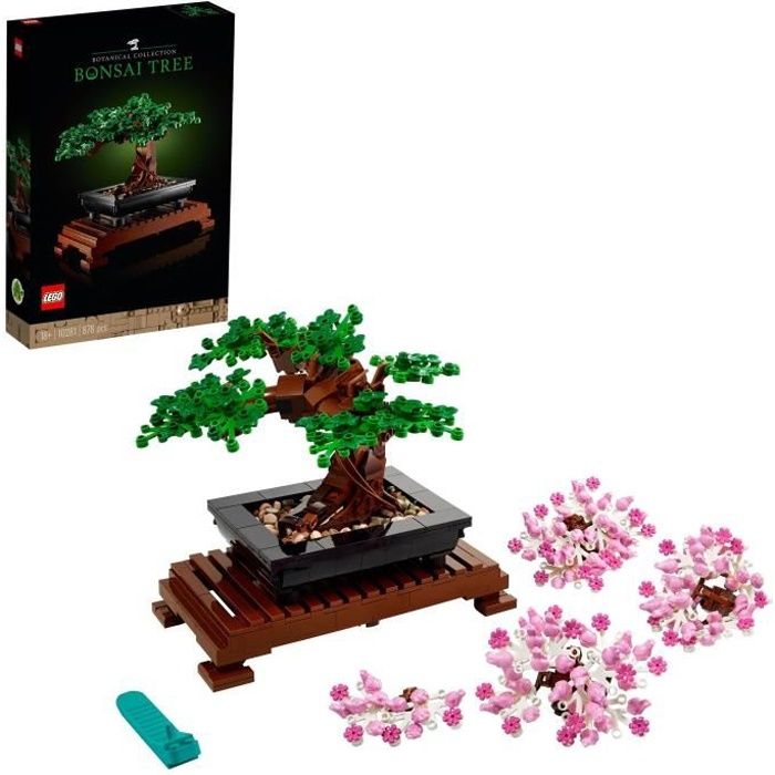 LEGO Icons 10281 Bonsai Construction Fleurs Décoratives Kit Bonsai Plantes et Arbre LEGO Botanical Collection