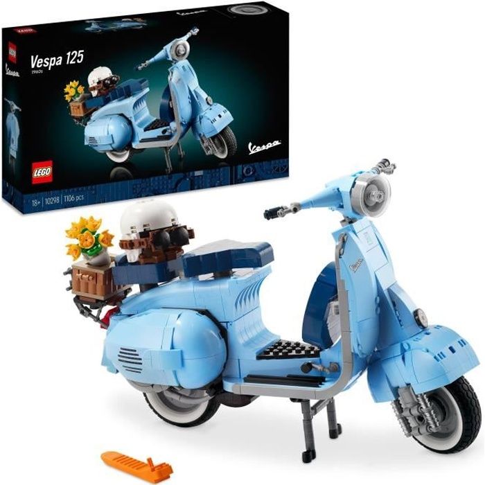 LEGO Icons 10298 Vespa 125 Collection Scooter Adulte