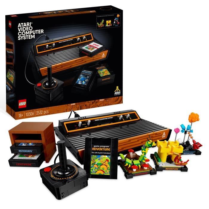 LEGO Icons 10306 Atari 2600 Maquette a Construire Console de Jouets Vidéo pour Adultes