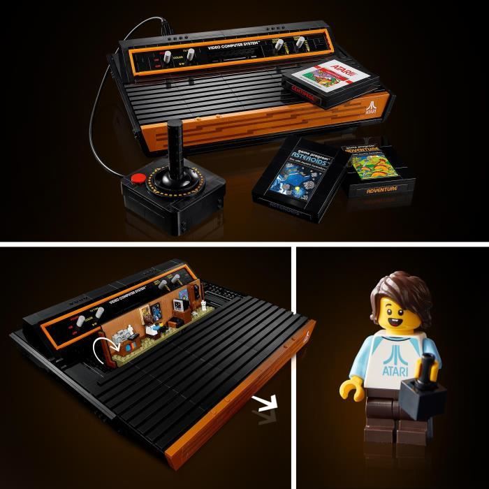 LEGO Icons 10306 Atari 2600 Maquette a Construire Console de Jouets Vidéo pour Adultes