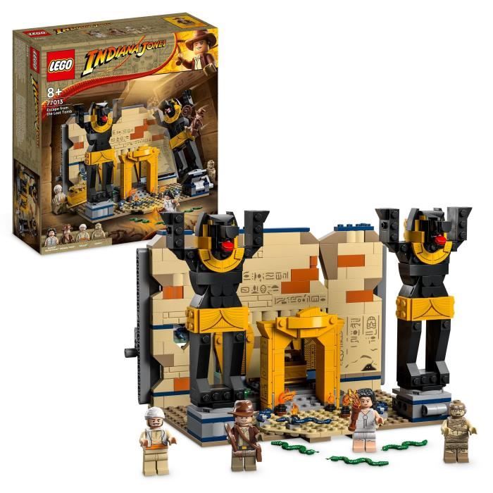 LEGO Indiana Jones 77013 L’Évasion du Tombeau Perdu Jouet Les Aventuriers de l’Arche Perdue