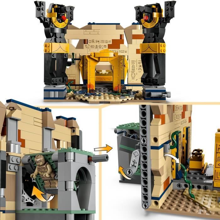 LEGO Indiana Jones 77013 L’Évasion du Tombeau Perdu Jouet Les Aventuriers de l’Arche Perdue