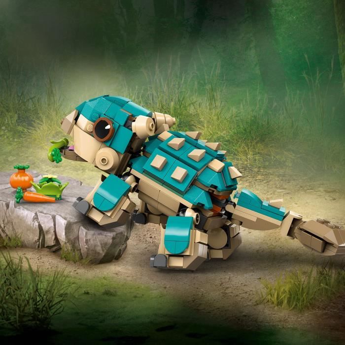 LEGO Jurassic World 76962 Bébé Bumpy l’ankylosaure - Pour les fans de La Colo du Crétacé