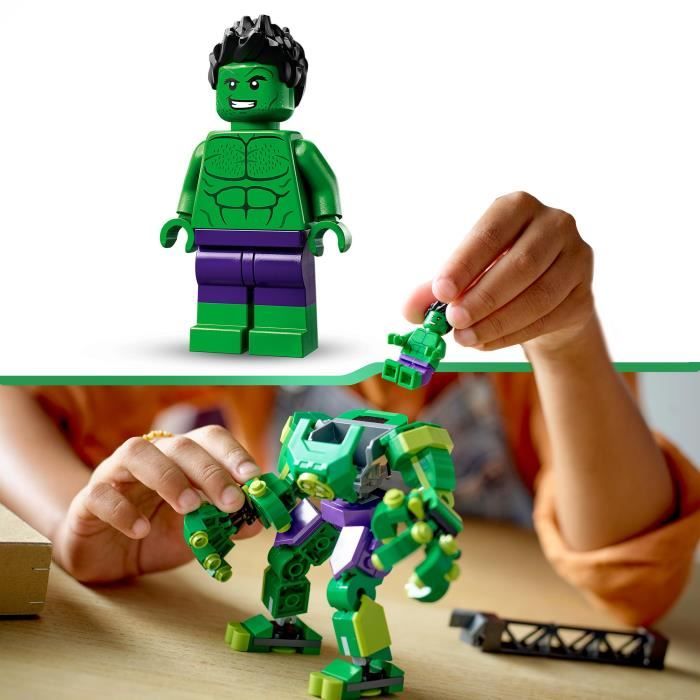 LEGO Marvel 76241 L’Armure Robot de Hulk Figurine Avengers Jouet de Construction Super-Héros