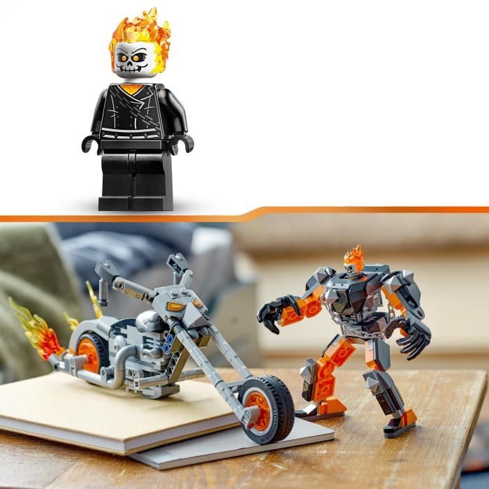 LEGO Marvel 76245 Le Robot et la Moto de Ghost Rider Jouet avec Figurine Super-Héros